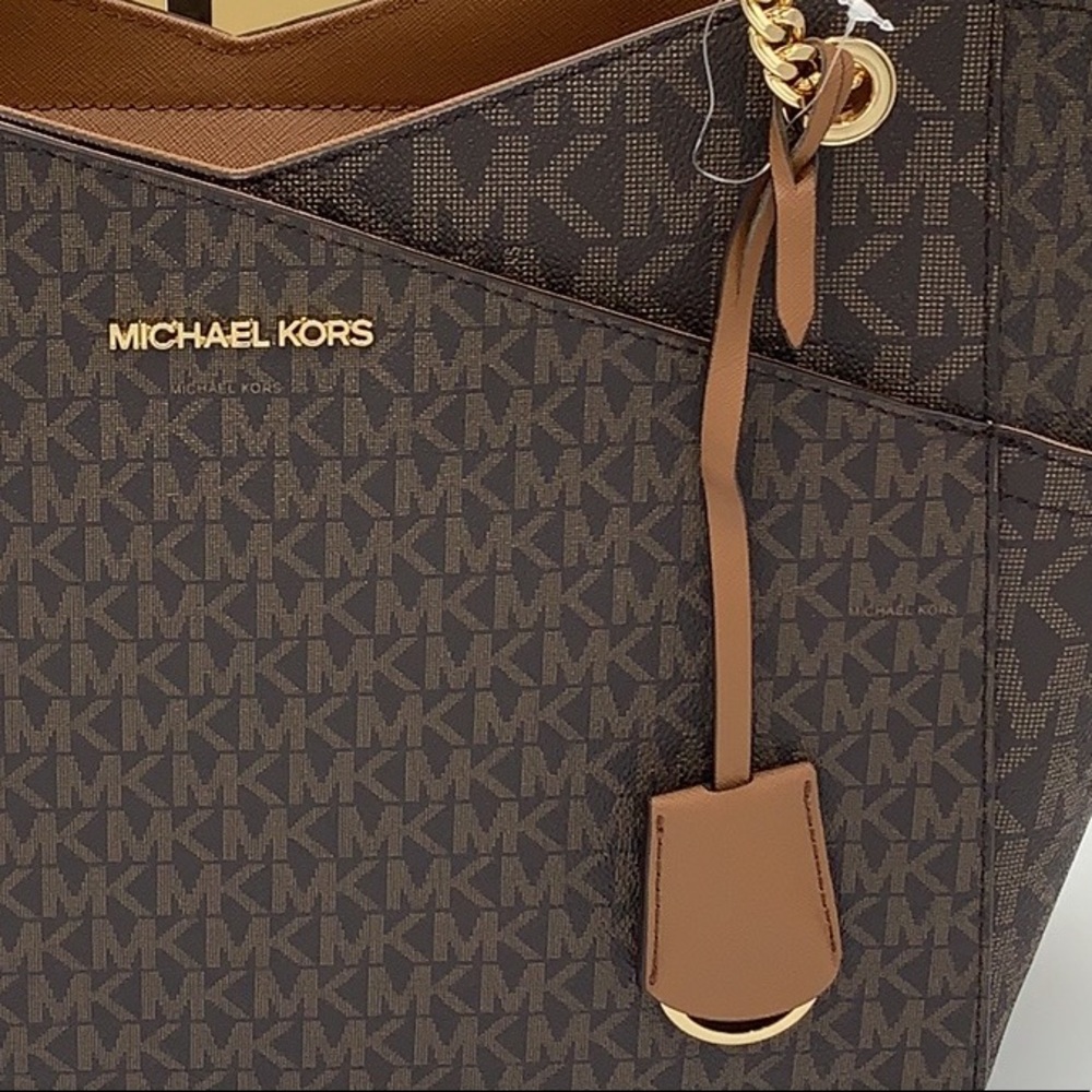 MICHAEL KORS Jet Set Large X CHAIN Logo Shoulder - Picture 15 of 15